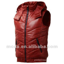 sleeveless hooded vest for men